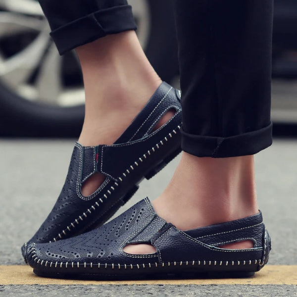The Riviera Perforated Slip-On Loafers