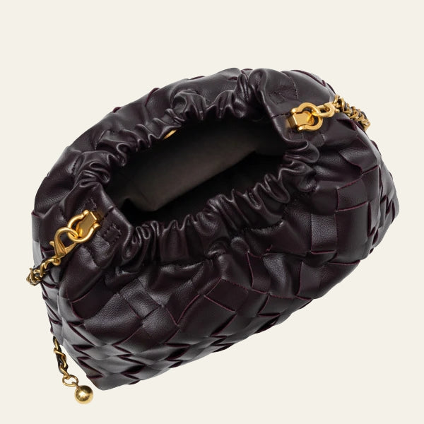 The Portofino Woven Chain Shoulder Bag