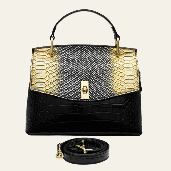 The Milano Structured Top-Handle Shoulder Bag