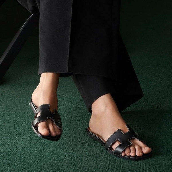 The Riviera H-Strap Flat Sandals