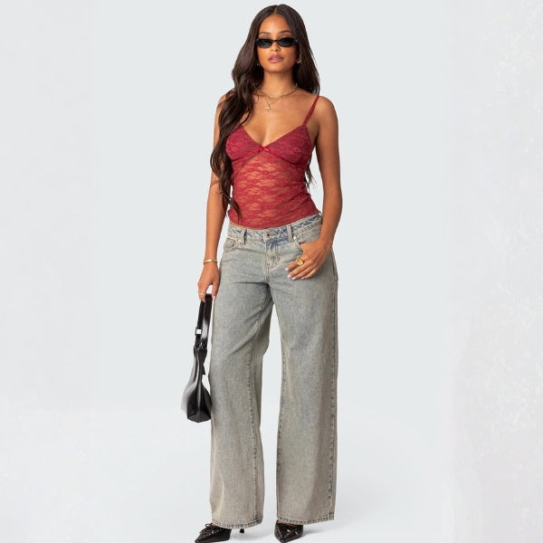 The Amara Delicate Lace-Inspired Cami