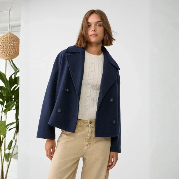 The Copenhagen Wool Cropped Coat