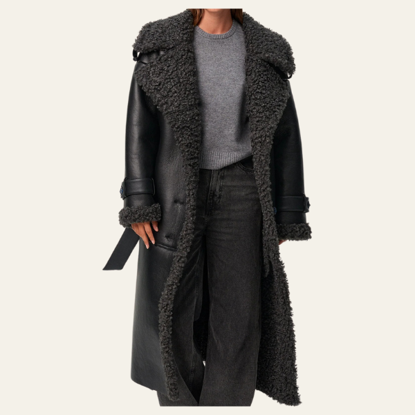 The St. Moritz Shearling Long Coat