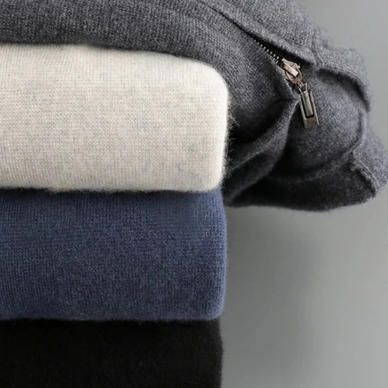 The Verona Cashmere Zip Hoodie