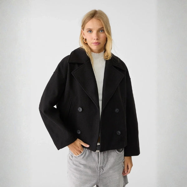 The Copenhagen Wool Cropped Coat