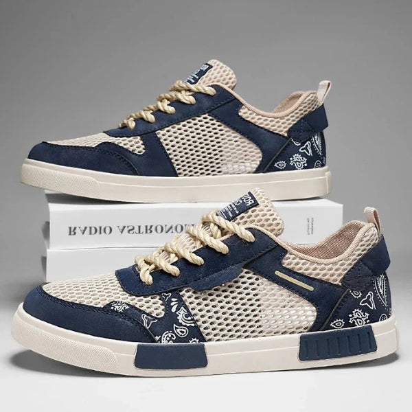 The Riviera Mesh Pattern Sneakers