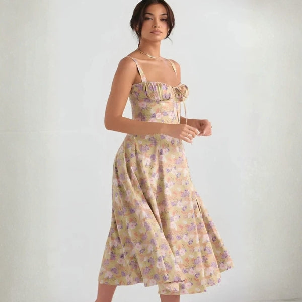 The Sorrento Bustier-Style Midi Dress