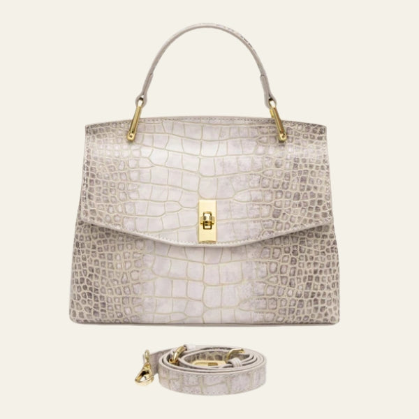 The Milano Structured Top-Handle Shoulder Bag