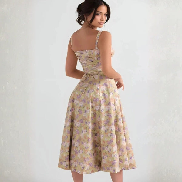 The Sorrento Bustier-Style Midi Dress