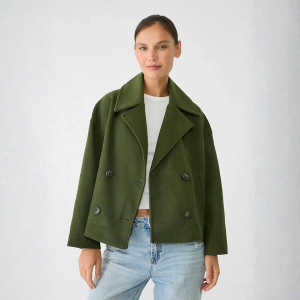 The Riviera Cropped Double-Breasted Jacket