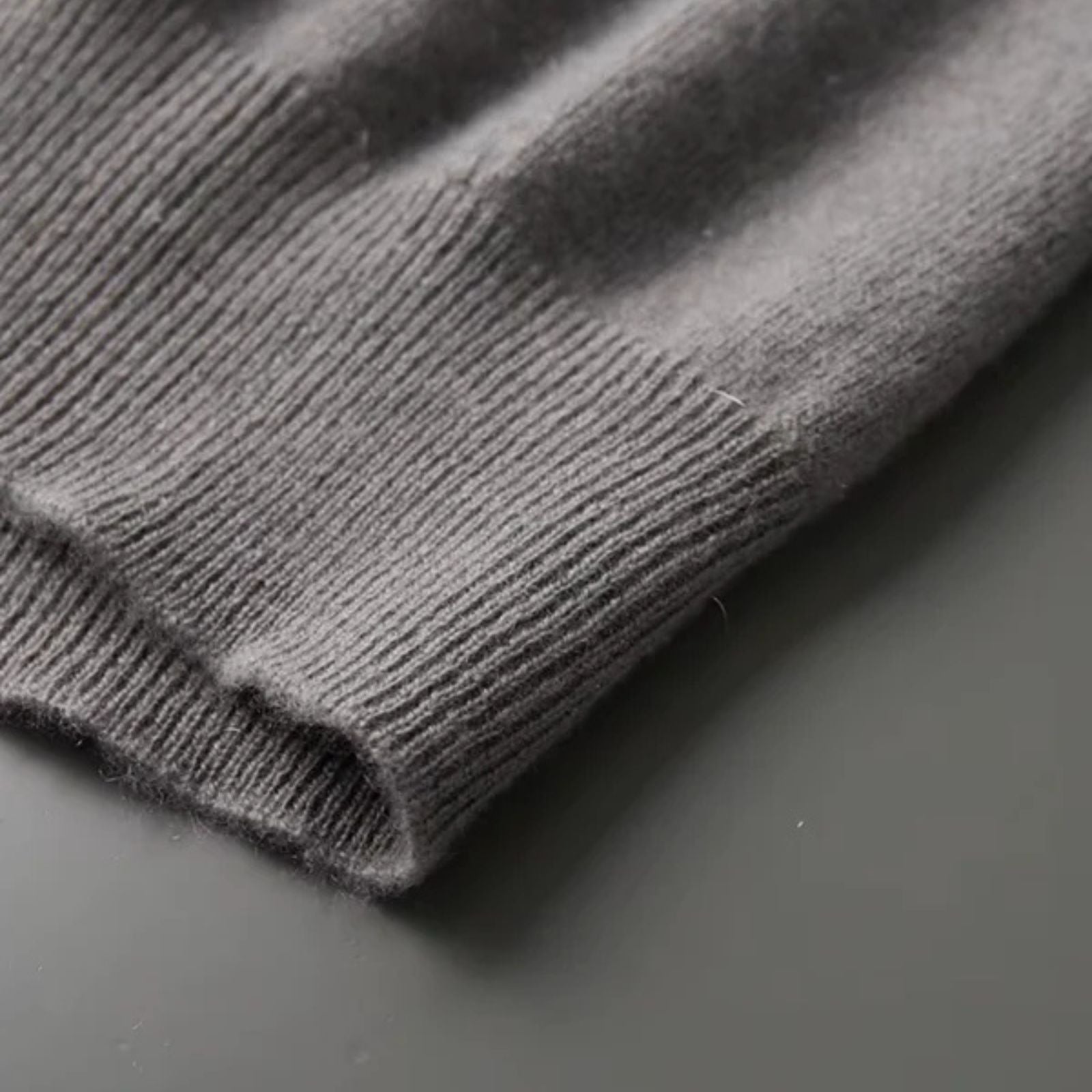 The Vienna Cashmere Mock Neck T-Shirt