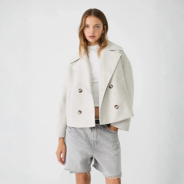 The Riviera Cropped Double-Breasted Jacket