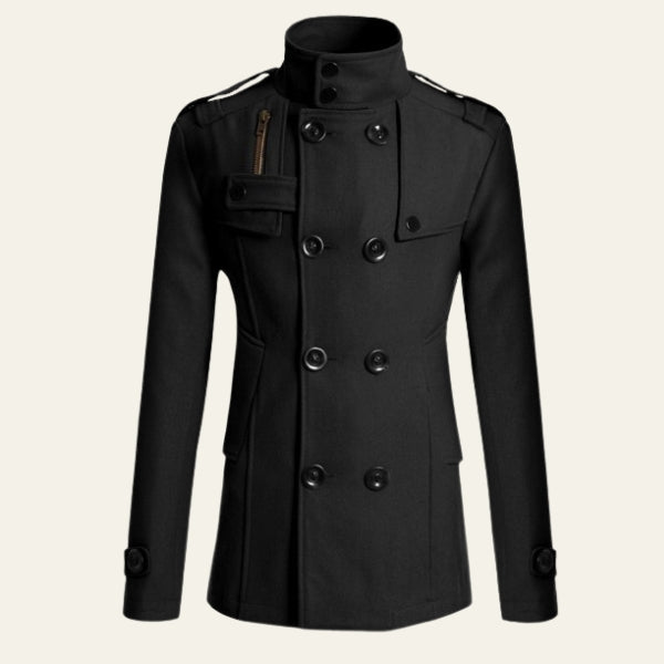 The Regent Double-Breasted Peacoat