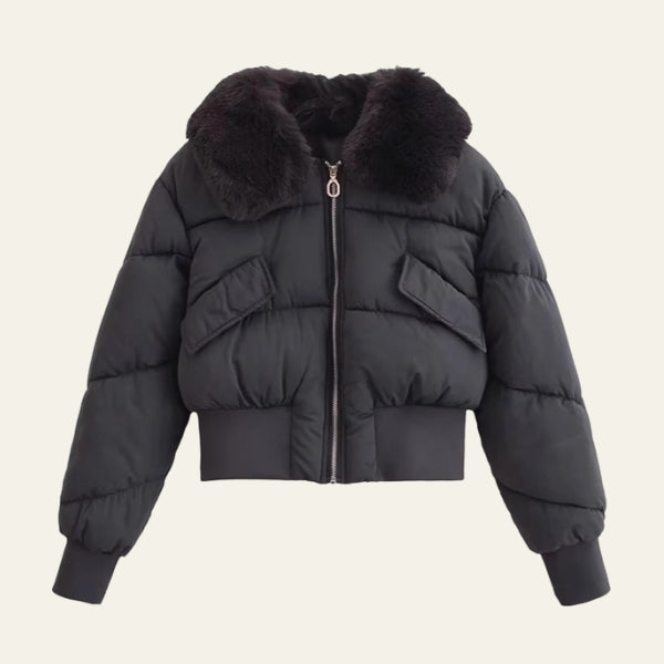 The Aspen Faux-Fur Collar Puffer Jacket