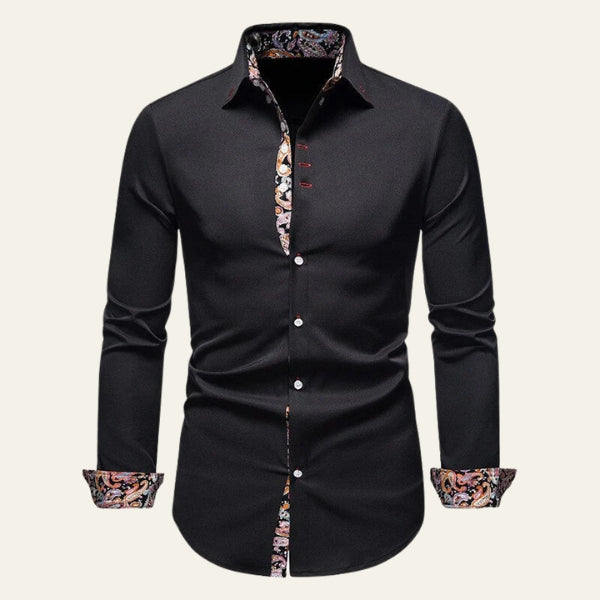 The Milano Contrast-Trim Button Shirt