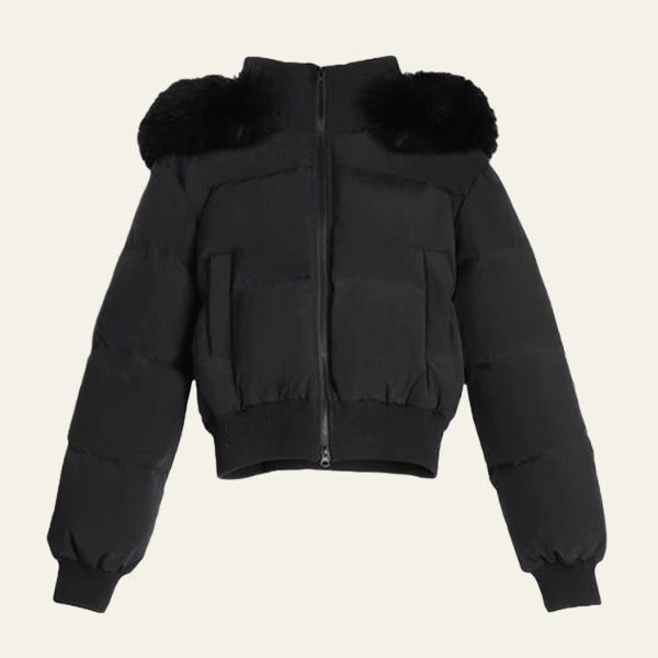 The Alpine Faux-Fur Hooded Puffer Jacket