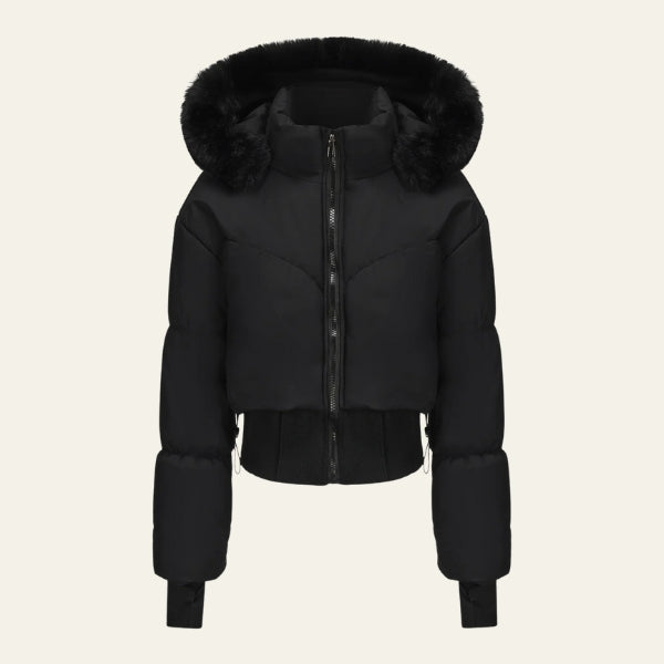 The Amy faux-Fur Hooded Puffer Jacket