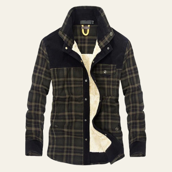 The Hampshire Fleece-Lined Plaid Overshirt Jacket