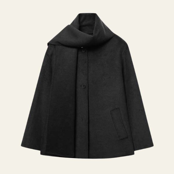 The Oslo Scarf-Neck Wrap Jacket