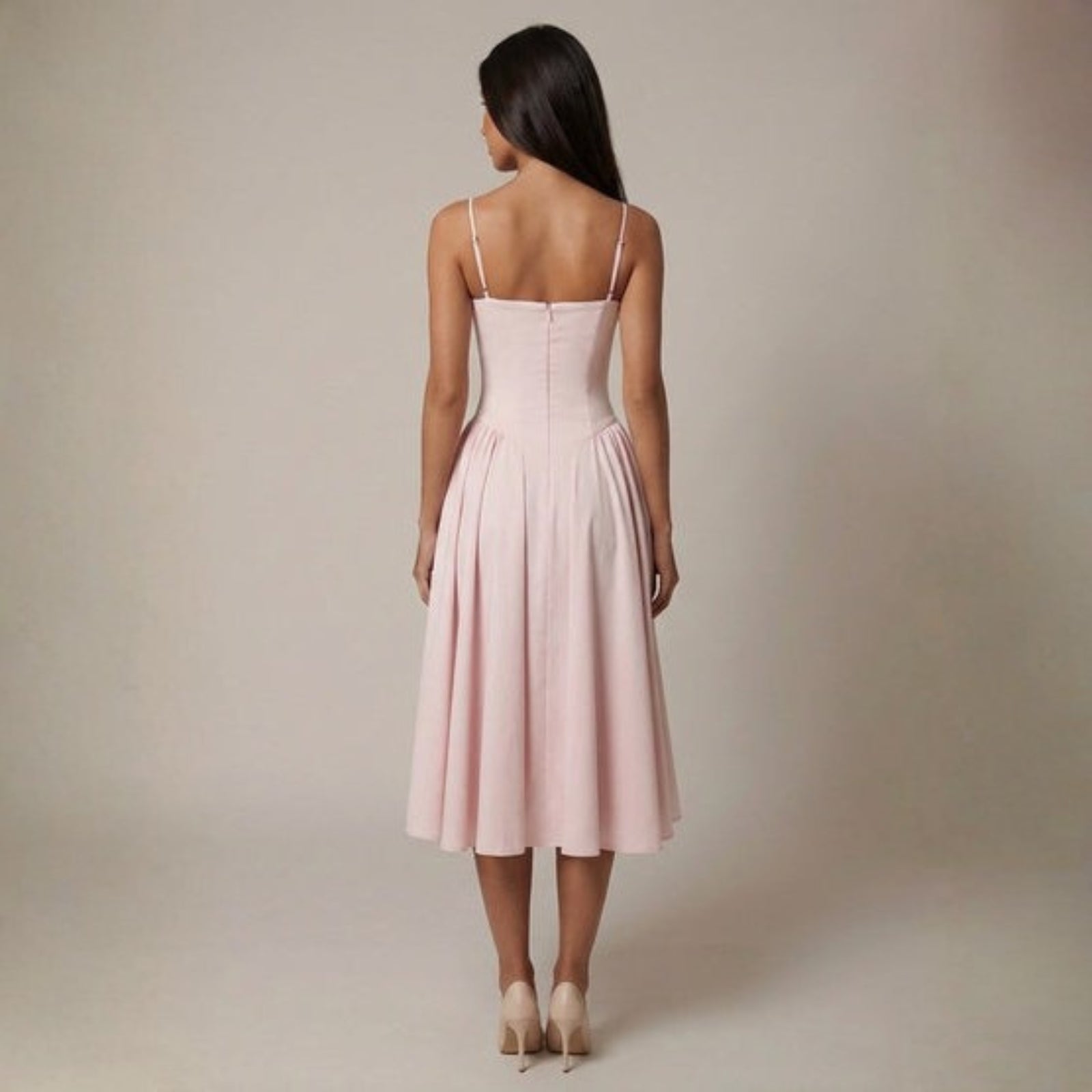 The Sorrento Bustier Pleated Dress