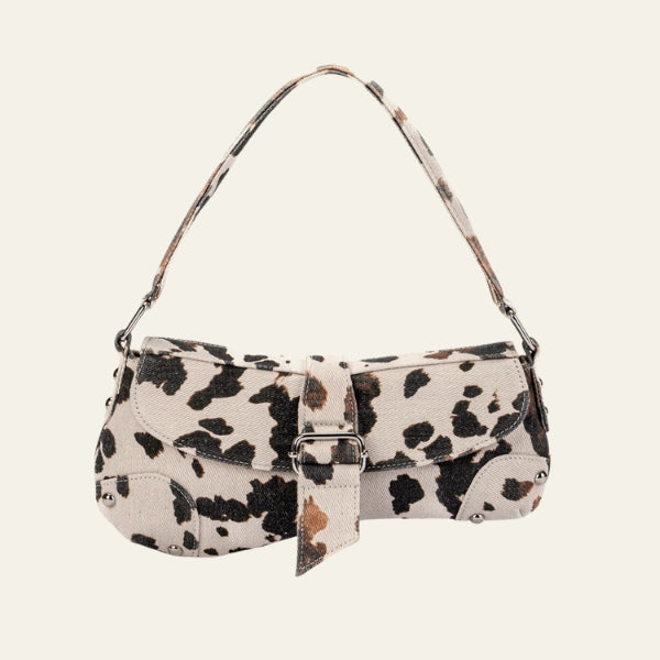 The Dakota Buckle-Front Shoulder Bag