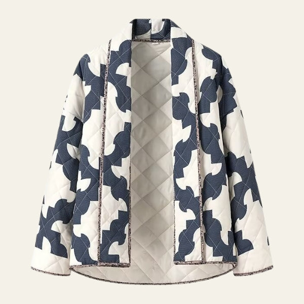 The Kyoto Quilted Graphic Jacket