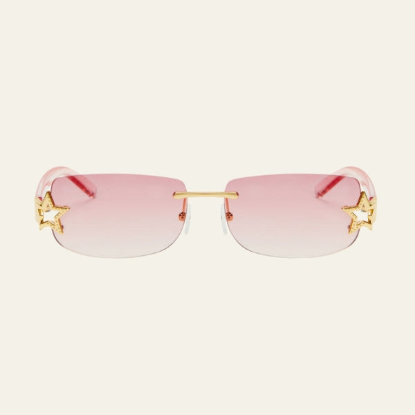 The Stardust Rimless Star-Detail Sunglasses