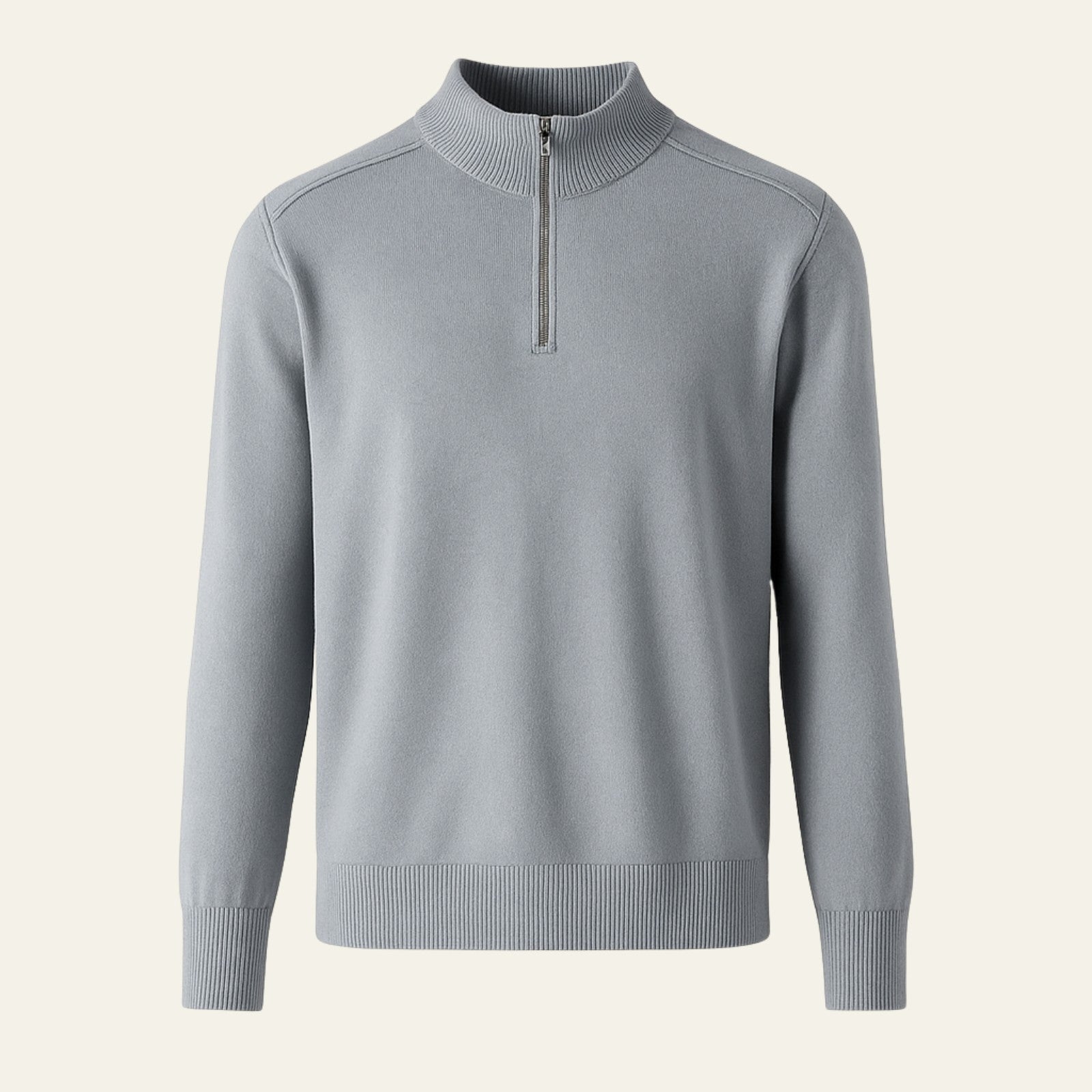 The St. Moritz Wool Zip Knit Sweater
