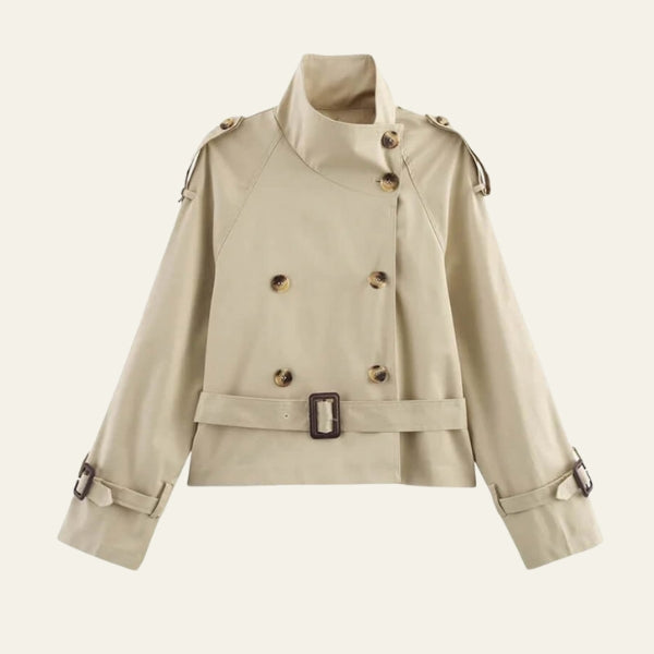 The Chelsea Belted Short Trench Jacket
