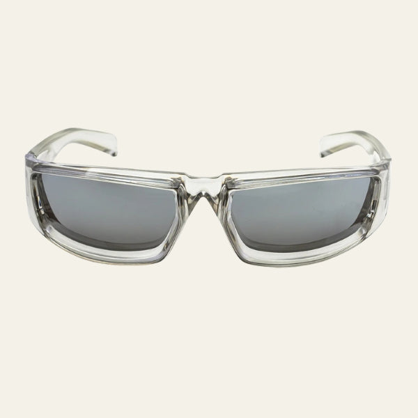 The Oslo Transparent Frame Rectangular Sunglasses