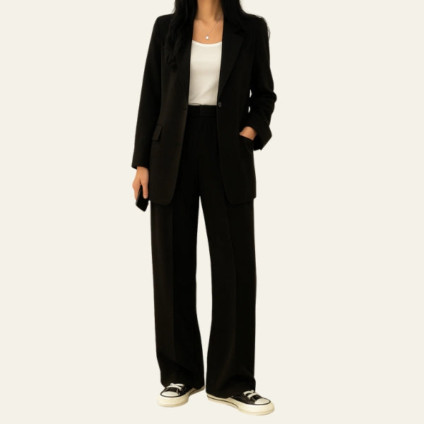 The Milan Tailored Blazer and Wide-Leg Trouser Set