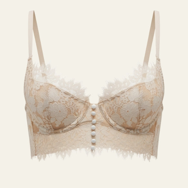The Florence Lace Corset Bra
