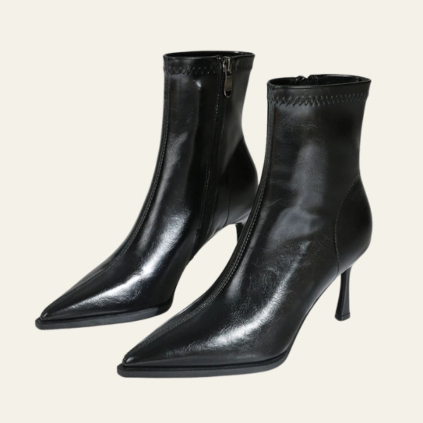 The Milano Pointed-Heel Ankle Boots