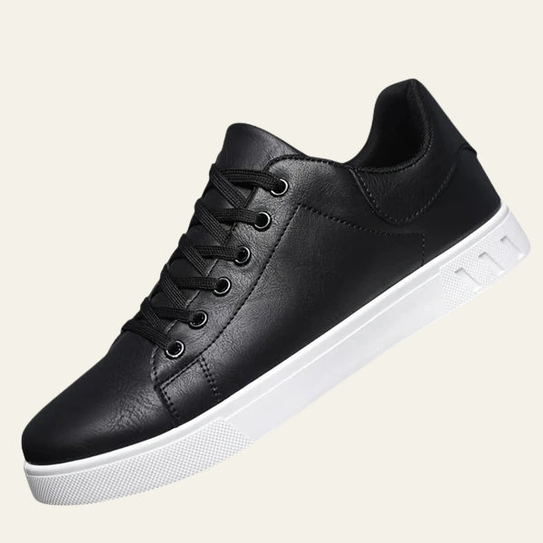 The Hudson Low-Top Leather Sneakers