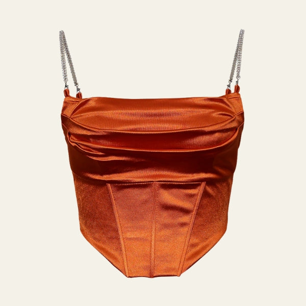 The Florence Draped Corset Cami Top