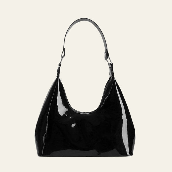 The Sienna Gloss-Finish Hobo Bag