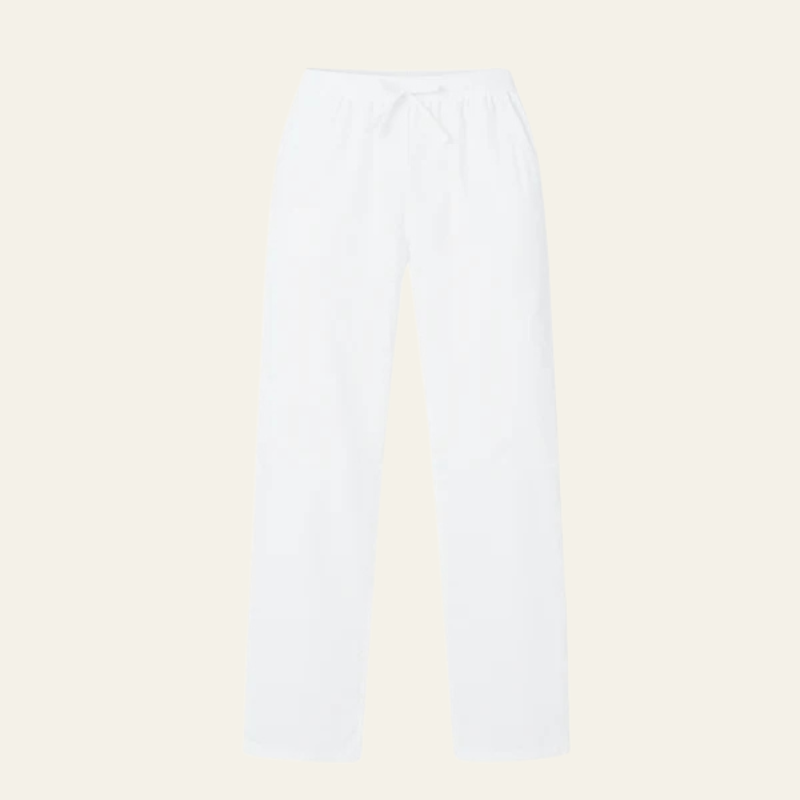 The Amalfi Cotton & Linen Drawstring Trousers