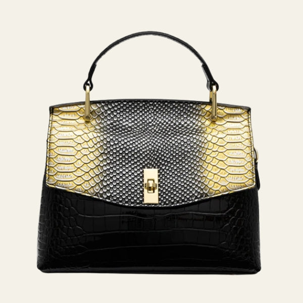 The Milano Structured Top-Handle Shoulder Bag