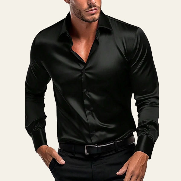 The Sorrento Satin-Finish Button Shirt