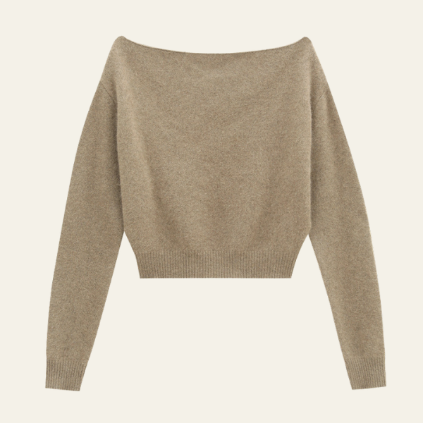 The Lucerne One-Shoulder Sweater