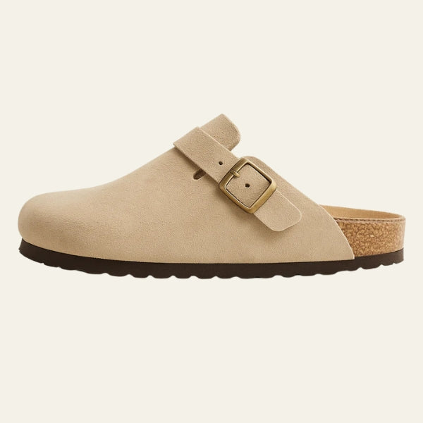 The Amalfi Suede Cork Clog