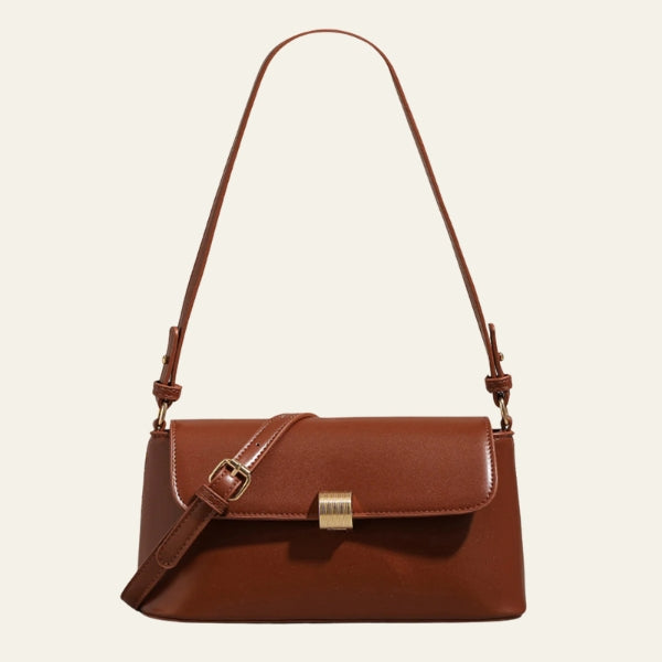 The Florence Bar-Clasp Shoulder Bag