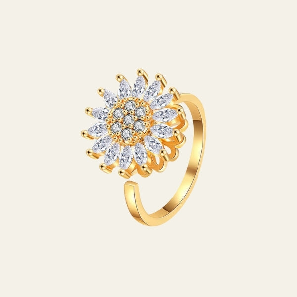 The Siena Rotating Floral Ring