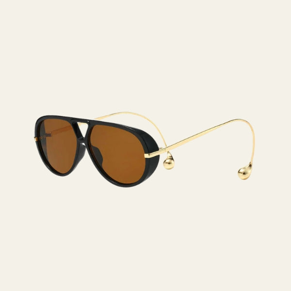 The Tokyo Orb-Temple Aviator Sunglasses
