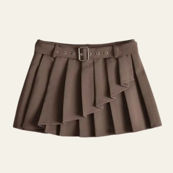 The Amelie Layered Pleated Mini Skirt