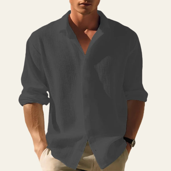 The Amalfi Textured Button Shirt