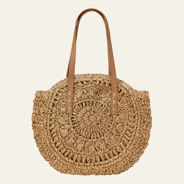 The Sorrento Woven Straw Tote