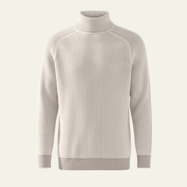 The Milan Ribbed Turtleneck Sweater