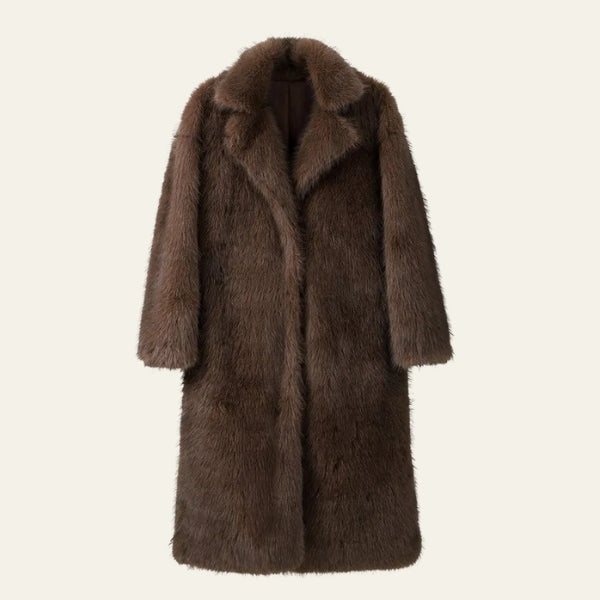 The Aspen Plush Faux-Fur Longline Coat