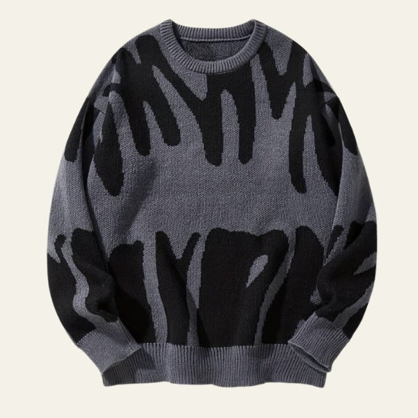 The Milano Abstract Knit Sweater